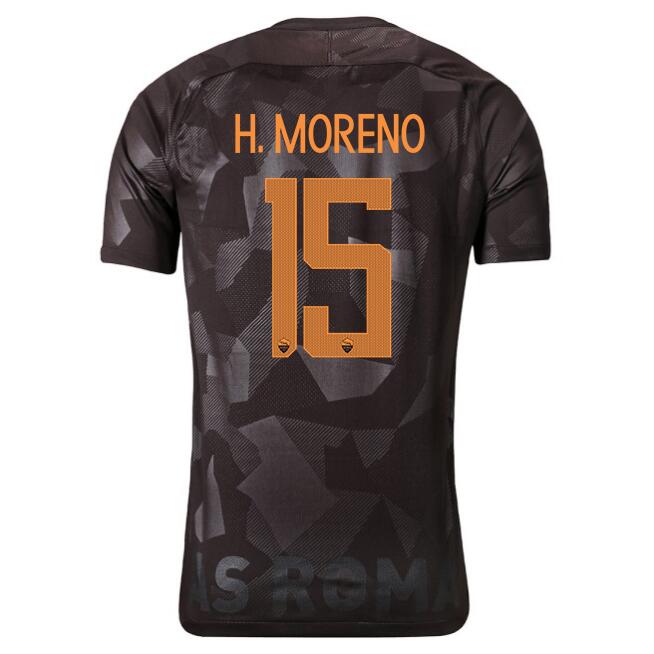 Camiseta AS Roma Primera equipo H.Moreno 2017-18